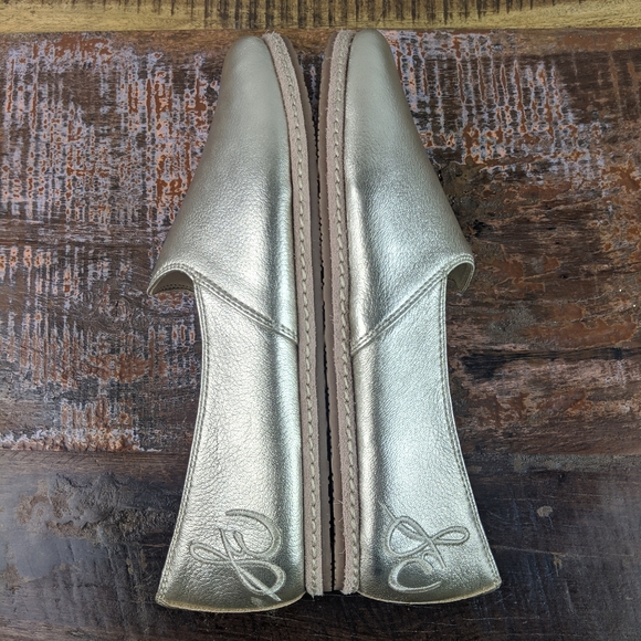 Sam Edelman Everie Gold Slip on Loafer Size 7.5 - Picture 7 of 13